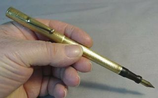 Vintage Mabie Todd Swan 14k Solid Gold Fountain Pen