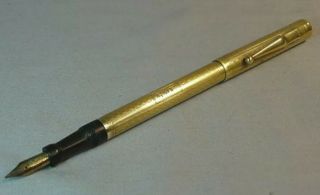 Vintage Mabie Todd Swan 14K Solid Gold Fountain Pen 4