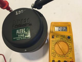 2) Vintage Altec Lansing 806A High Frequency Drivers with 2) 811B Horns 6