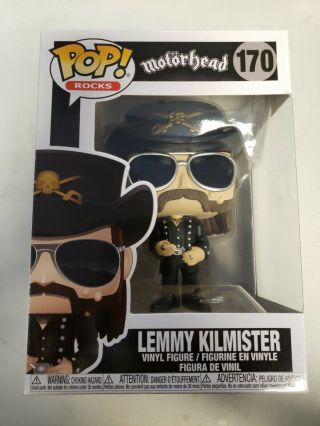 Funko Pop Rocks: Motorhead Lemmy Kilmister 170 Vinyl Figure