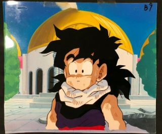 Dragon Ball Z Gohan Animation Cel With Background And Genga
