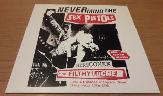 Never Mind The Sex Pistols Here Comes The Filthy Lucre Lp Red Vinyl Album