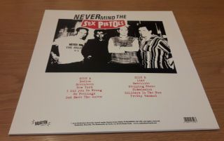 Never Mind The Sex Pistols Here Comes The Filthy Lucre LP Red Vinyl Album 2