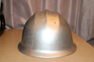 E.  D.  BULLARD HARD BOILED ALUMINUM HARD HAT 502 Men ' s Safety RARE SF USA Vintage 5