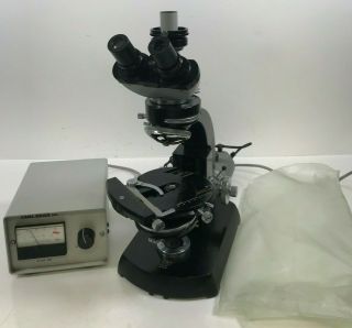 Carl Zeiss Microscope Binocular Photomicroscope Photo Retro Vintage Lab