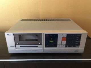 Vintage And Rare Akai Compact Disc Player Model Cd - D1 Manufactured In 1983