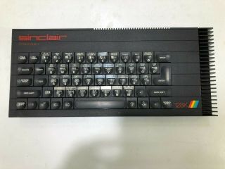 Sinclair Zx Spectrum 128k Toastrack Arabic And English Computer Vintage Rare
