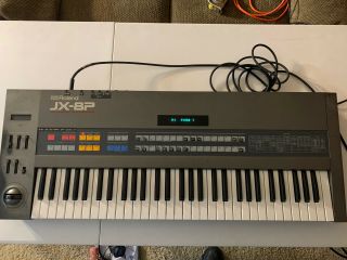 Roland Jx - 8p Vintage Analog Synthesizer With Symphony 128 Cartridge And Case