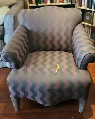 Vintage Donghia Lounge Chairs purple 1990s 2