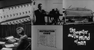16mm Film The Computer And The Mind Of Man (1962) Vintage Computer Technology Pd