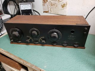 Grebe Cr - 8 Tube Radio Receiver Vintage Beauty Early Broadcast 1923