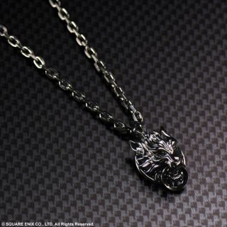 Square Enix Final Fantasy Vii Advent Children Silver Pendant Cloudy Wolf From Jp