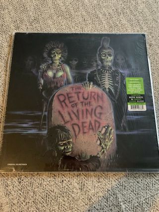 The Return Of The Living Dead - Official Soundtrack Vinyl Lp Green & White Vinyl