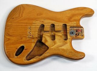 1973 Fender Stratocaster Ash Body Natural Finish Hardtail Vintage 1972 1974