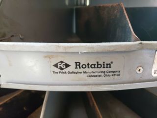 Vintage ROTABIN Rotating Parts Bin 28 