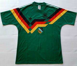 Germany 1991 Vintage Adidas Player Issue Away Shirt Jersey Trikot Deutschland