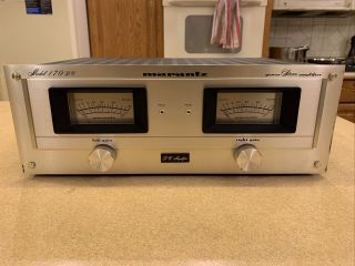 Marantz Model 170dc Stereo Power Amplifier Vintage Audiophile Serviced Recently