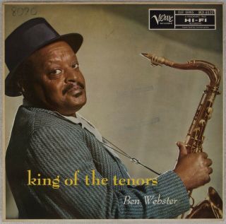 Ben Webster: King Of The Tenors Us Verve Jazz Mono Lp Nm - Vinyl