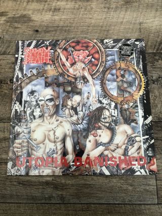 Napalm Death Utopia Banished Lp,  7”ep Grindcore Uk Carcass Cathedral Extreme