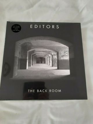 Editors The Back Room White Vinyl 15th Anniversary Edt.  Lp Black Friday