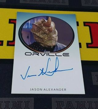 The Orville Archives Jason Alexander As Olix Bordered Autograph