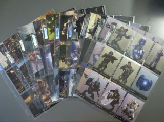 Halo Topps Trading Cards Complete Basic Set 90 - Cards Bungie