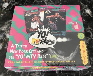 Rare 1991 Proset Musicards Yo Mtv Raps Trading Cards 36 Packs