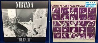 Deep Purple In Concert Lp Germany Press & Nirvana Bleach Lp Us Vinyl Record.