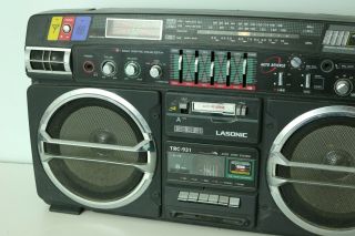 Lasonic TRC - 931 Radio Boombox Cassette Tape Player Stereo Blaster VTG AM/FM 4