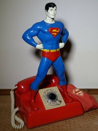 1978 Superman Vintage Rotary Dial Phone