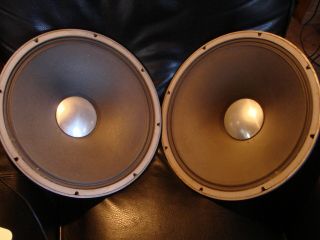 Vintage Pair Jbl D130 15 Inch 16 Ohm Woofer Speakers