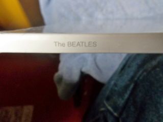 THE BEATLES DOUBLE WHITE ALBUM APPLE ISSUE ALL 4 SIDES POSTER & PICS 3