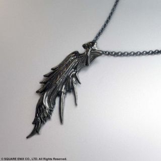 Square Enix Final Fantasy Vii Black Silver Pendant Sephiroth From Japan F/s