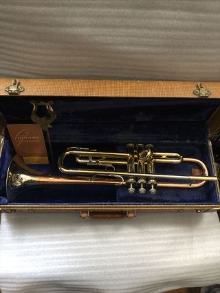 $ale Vintage Holton Trumpet Collegiate Short Stroke Valves Guar.  Card Case