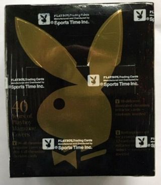 Playboy Chromium Covers Edition 1 Trading Cards Box,  Sports Time