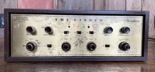 Vintage The Fisher Model X - 202 Stereo Master Control Tube Amplifier