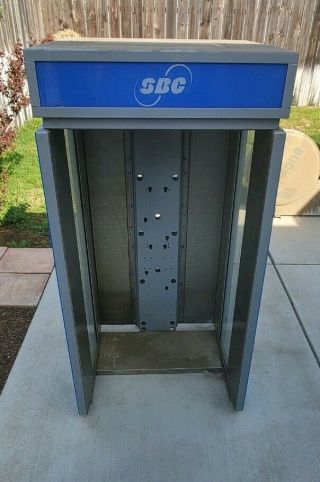 Vintage Phone Booth Pacific Bell Full Size Coin Payphone Ad - Co 120l