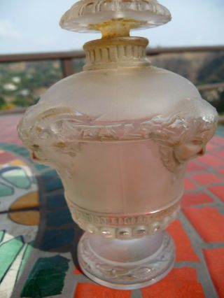 Vintage Guerlain Bouquet De Faunes Lalique Perfume Bottle