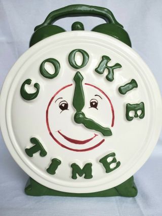 Vintage Cookie Time Cookie Jar By Treasure Craft,  As Featured On Friends