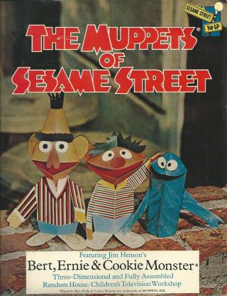 The Muppets Of Sesame Street 1971 Rare Vintage Printed In Japan