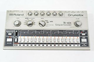 Roland Tr - 606 Drumatix Computer Controlled Vintage Drum Machine