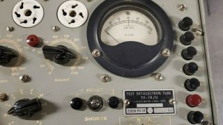 Vintage Hickok TV - 7A/U Military Tube Tester 4