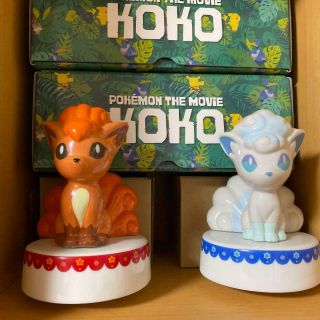 Pokémon Vulpix,  Alolan Vulpix Figure Pottery Music Box Locon Hokkaido Limited 2