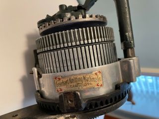 Vintage Gearhart SOCK KNITTING MACHINE And Parts 2