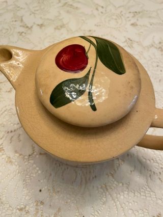 Watt Pottery Vintage Tea Pot 112 Orchard Ware 2