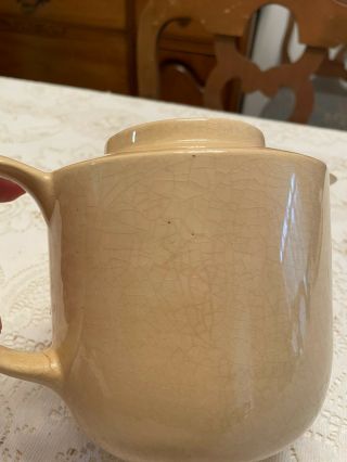 Watt Pottery Vintage Tea Pot 112 Orchard Ware 5
