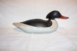 Antique Vintage Mason Challenge Grade Merganser Duck Decoy