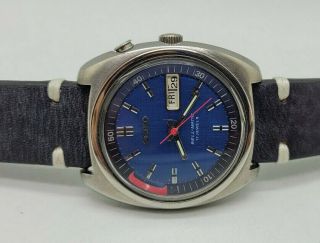 Rare Vintage Seiko Bell - Matic Blue Dial Daydate Automatic 4006a Man 