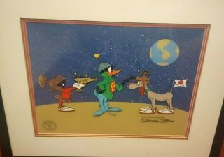 Duck Dodgers Trio - 1990 Limited Edition Animation Cel,  Signed By Chuck Jones