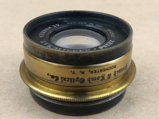 Zeiss Protar Series IV 8x10 Bausch & Lomb 200mm F/10 Vintage Brass Lens - 5
